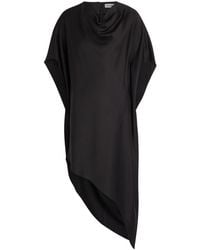 Jonathan Simkhai - Sadia Asymmetric Satin Mini Dress - Lyst