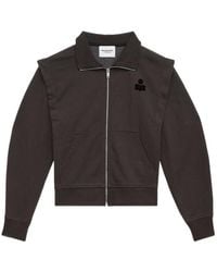 Isabel Marant - Isabel Marant Étoile Zip-Up Sweatshirt - Lyst