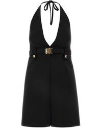 Miu Miu - Stretch Wool Dress - Lyst