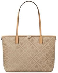 Tory Burch - T-Monogram Small Zip Tote Bag - Lyst