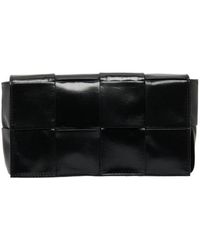 Bottega Veneta - Logo Logo Flip Shoulder Bag - Lyst