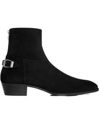 Celine - Round-Head Short Boots - Lyst