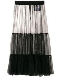 Moncler - Knee-High Transparent Skirt - Lyst