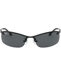Ray-Ban - Rb 3183 Rectangular Sunglasses - Lyst
