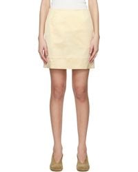 TOTEME - Crepe Miniskirt - Lyst