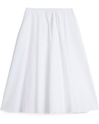 Aspesi - Pleated Midi Skirt - Lyst