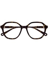 Chloé - Chloé Eyewear Square-Frame Glasses - Lyst