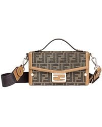 Fendi - Ff Motif Jacquard Crossbody Bag - Lyst