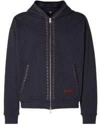 Fendi - Zip-Up Hoodie Jacket - Lyst