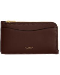 COACH - Zip-Around Cardholder - Lyst