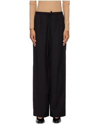 Loulou de Saison - Ellon Straight-Leg Drawstring Trousers - Lyst