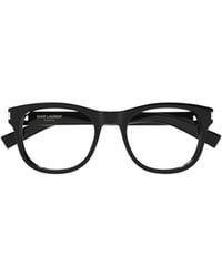 Saint Laurent - Eyewear Square Frame Glasses - Lyst