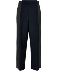 Maison Margiela - Four-Stitch Wide Leg Panelled Pants - Lyst