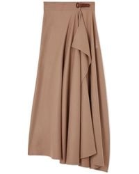 Loro Piana - Draped Skirt - Lyst