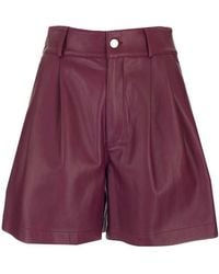 RED Valentino - Pleated Detail High-Waisted Shorts - Lyst