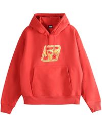 Stussy - Front-Graphic Hoodie - Lyst