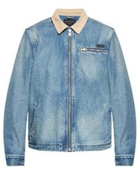 AllSaints - Rothwell Denim Jacket - Lyst