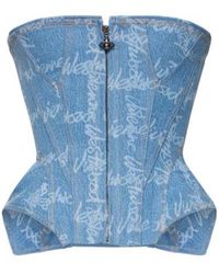 Vivienne Westwood - Cobrax Denim Corset - Lyst