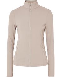 On Shoes - Cutout Stretch-Jersey Jacket - Lyst