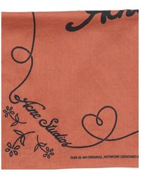 Acne Studios - Logo-Print Scarf - Lyst
