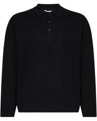 Hevò - Margrande Knit Polo Sweater - Lyst