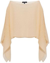 Balmain - Chiffon Print Beach Top - Lyst