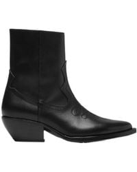 Amiri - Embroidered Leather Boots - Lyst