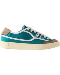 Autry - Windscape Low Suede-Trimmed Canvas Sneakers - Lyst