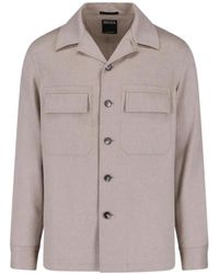 ZEGNA - Oasi Button-Up Overshirt - Lyst