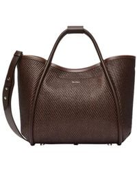 Max Mara - Logo Plaque Top Handle Bag - Lyst