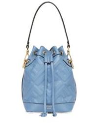 Fendi - Mini Mon Tresor Drawstring Bucket Bag - Lyst