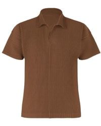 Homme Plissé Issey Miyake - Homme Plissé Issey Miyake Color Pleats Short-Sleeved Shirt - Lyst