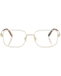 Miu Miu - Eyewear Rectangle Frame Glasses - Lyst
