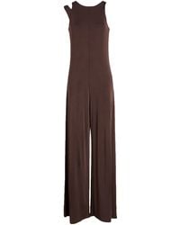 MAX&Co. - Minimalist Solid Color Sleeveless Stretch Jumpsuit - Lyst