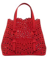 Alaïa - Alaïa Mina 20 Cut-Out Top Handle Bag - Lyst