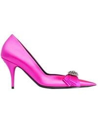 Balenciaga - Avenue Palazzo Pointed-Toe Pumps - Lyst