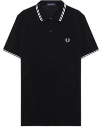 Fred Perry - Embroidery Polo Shirt - Lyst