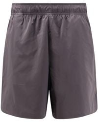 Stone Island - Logo Printed Elasticated Waistband Shorts - Lyst