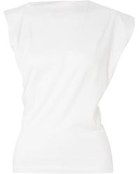 Agolde - Beth Draped T-Shirt - Lyst