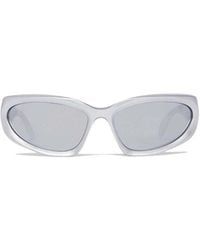 Balenciaga - Eyewear Swift Oval Sunglasses - Lyst
