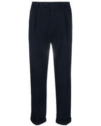 Brunello Cucinelli - Leisure-Fit Pleated Gabardine Trousers - Lyst