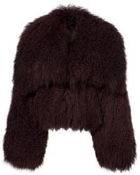 The Attico - Thick Lamb Wool Coat - Lyst