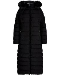 Ralph Lauren - Real Leather Long Puffer Jacket - Lyst