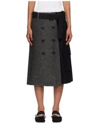 ANDERSSON BELL - Whitney Trench Pleated Midi Skirt - Lyst