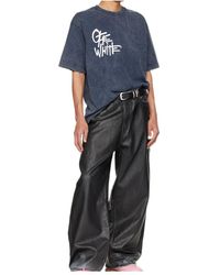 Off-White c/o Virgil Abloh - Skate Logo-Print T-Shirt - Lyst