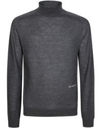 JW Anderson - Jw Anderson Logo Intarsia Turtleneck Jumper - Lyst