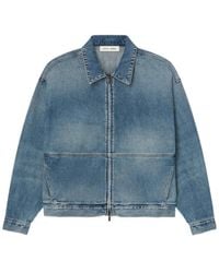 Fear Of God - Zip-Up Denim Jacket - Lyst