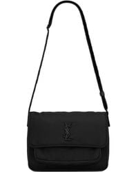 Saint Laurent - Niki Foldover Top Messenger Bag - Lyst
