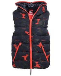 Hydrogen - Hooded Down Vest - Lyst