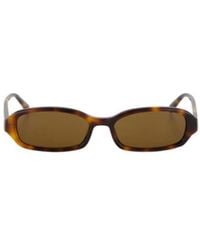 Saint Laurent - Eyewear Rectangle-Frame Sunglasses - Lyst